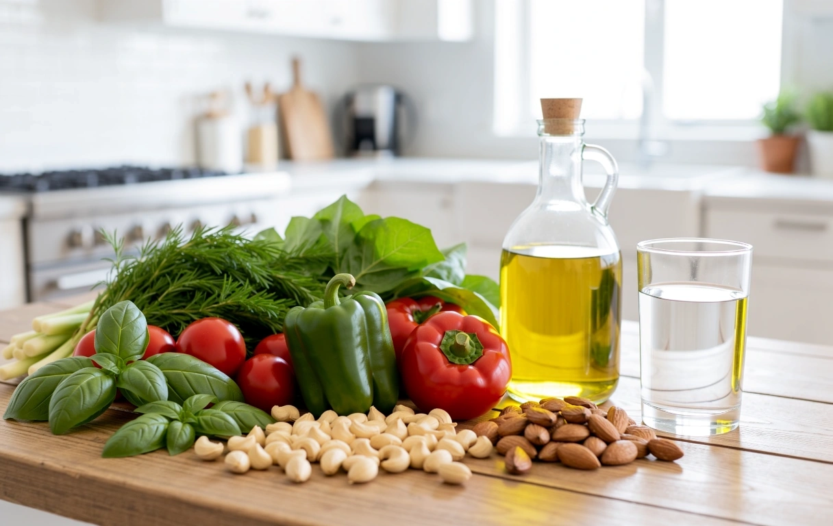 Gesunde Lebensmittel Auswahl